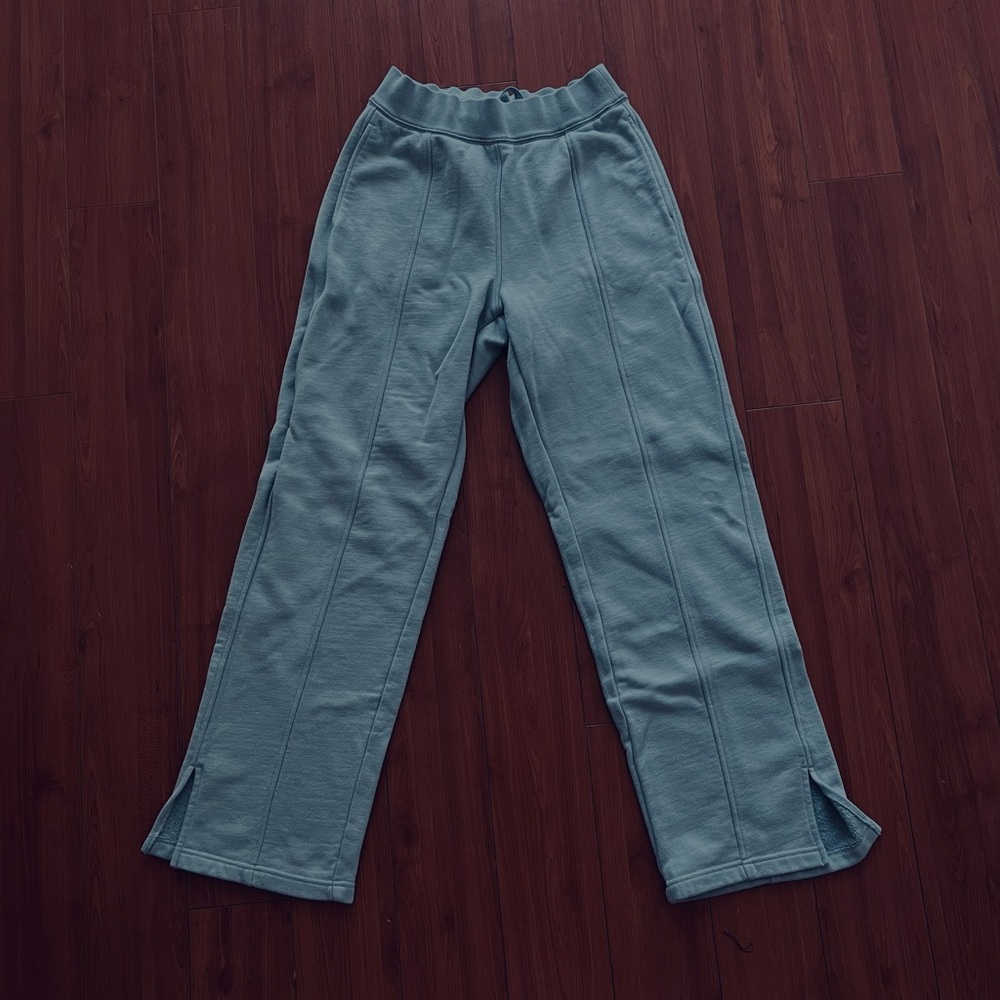 Light Blue Alo High Waisted Offline Straight Leg Sweatpants